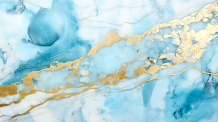 Swirls of blue marble. Liquid marble texture. Fluid art. abstract waves skin wall luxurious art ideasの素材