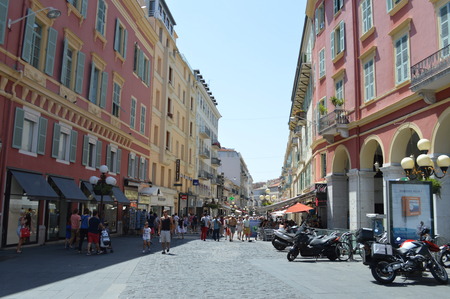 Nice architecture Main square French Rivieraのeditorial素材