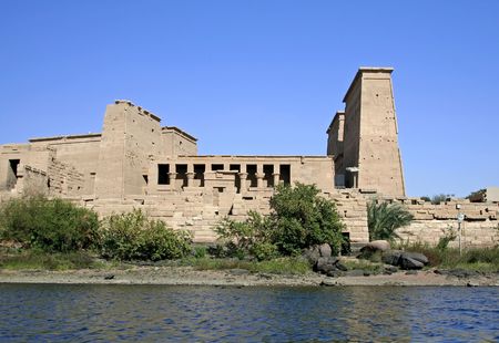 Temple of Philae, Aswan, Egyptの写真素材