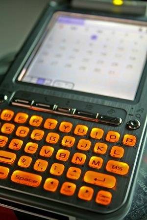 PDA Diary and Calenderの写真素材