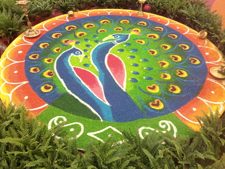 Colourful decoration for Deepavali celebrationのeditorial素材