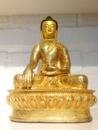 This is  Shakyamuni Buddha, the founder of a great philosophy known as the Buddhism.の写真素材