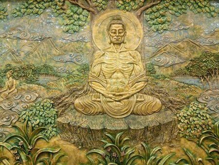 The Buddha's ascetic life - He wouldo do so in order to attempt to achieve supreme knowledge.のeditorial素材