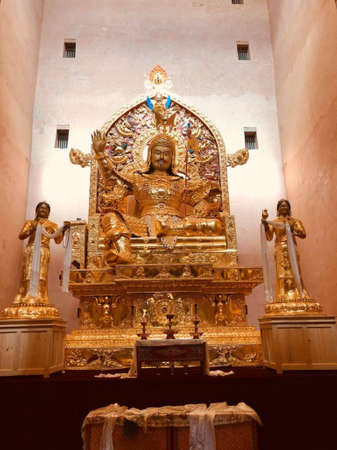 The Epic of King Gesar, is an epic cycle, of Tibet & greater Central Asia, believed to date from the 12th century.An ancient hero who was sent to heaven to vanquish monsters.のeditorial素材