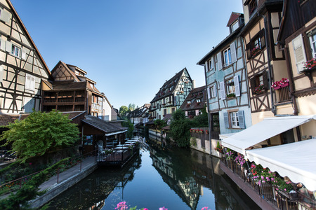 Colmar canalの写真素材