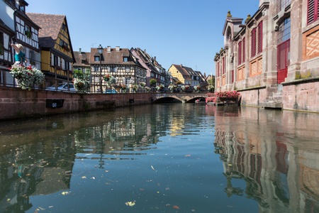 Colmar canalの写真素材