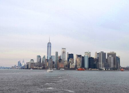 new york city ocean viewの写真素材