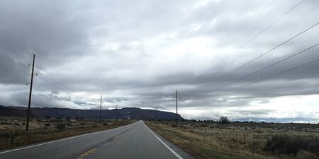 Road trip in las vegasの写真素材