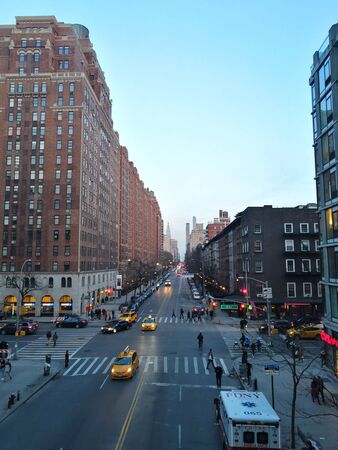 new york city street viewの写真素材