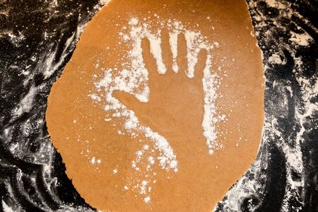 Christmas cake in Alsaceの写真素材