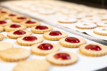 Preparation of Christmas cookies in Alsace