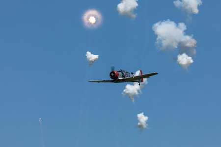 Air meeting of the fertÃ© alais in France