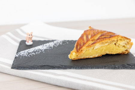 Galette des rois during the epiphanyの写真素材