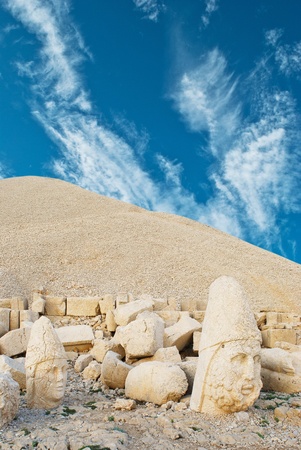 Nemrut Dagi in Turkey の写真素材