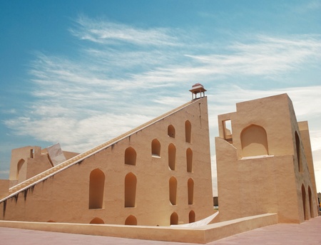 Astronomical instrument at Jantar Mantar observatory - Jaipur, Rajasthan, India のeditorial素材