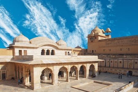 Beautiful Amber Fort near Jaipur city in India. Rajasthan のeditorial素材