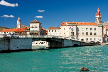 Town in Croatiaの写真素材