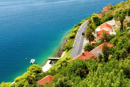 Villas On Dalmatian Coastの写真素材