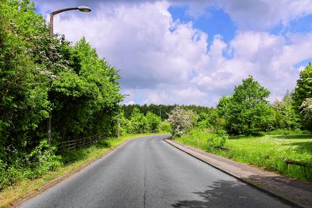 Mountain roadの写真素材