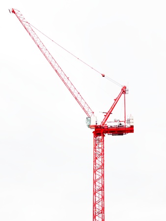 Tower construction craneの写真素材