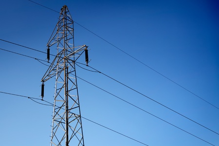 Electrical pylonの写真素材