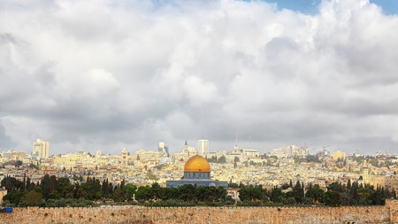 Panorama of Jerusalemの写真素材