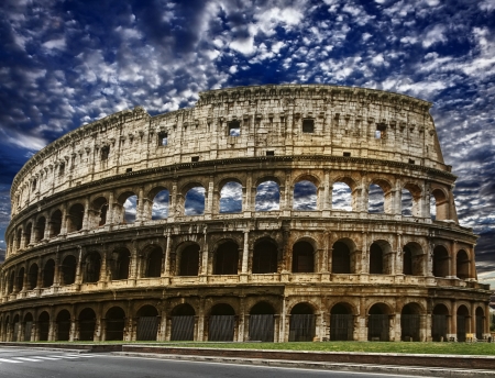 The Colosseum in Romeの写真素材