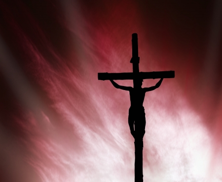 Jesus on the crossの写真素材