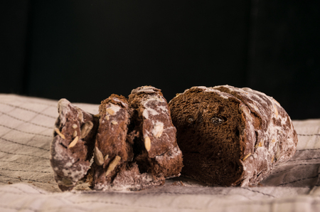 Bread on the tableの写真素材