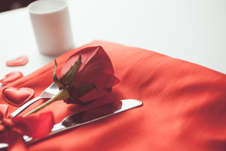 Tanabata Valentine's Day rose and gift boxの写真素材