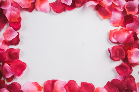 Valentine's Day petal backgroundの写真素材