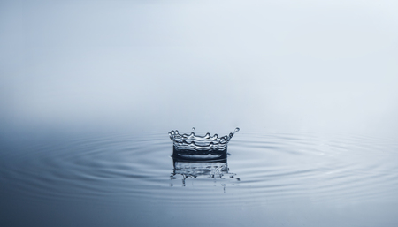 waterdrop close up viewの写真素材