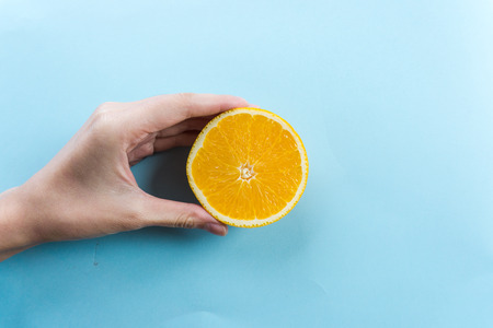 orange sliceの写真素材