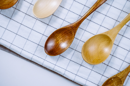 Wooden spoonの写真素材