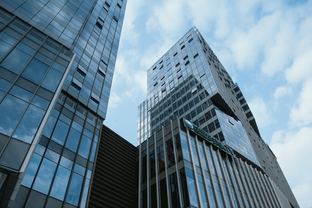 High building office building groupのeditorial素材