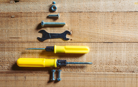 Assembly of hand toolsの写真素材