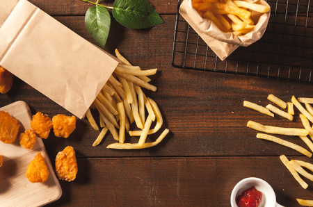 Western fast foodの写真素材