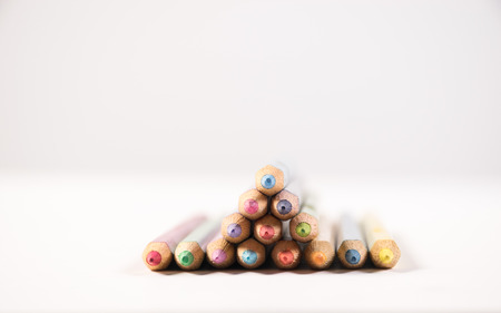 Color pencil arrangementの写真素材