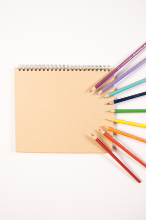 Color pencil arrangementのeditorial素材