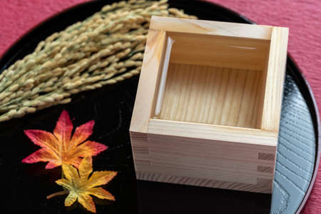 Japanese cold liquor 'Sake'. Sake is a Japanese national liquor.の写真素材