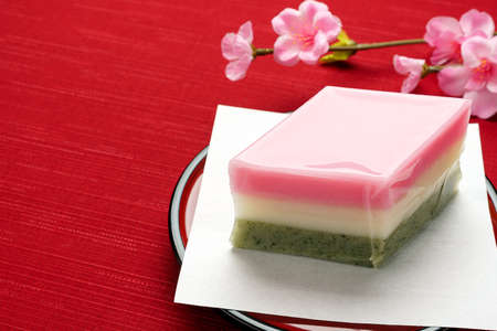 Hinamatsuri(Japanese doll's festival) is an occasion to pray for young girls' growth and happiness.の写真素材
