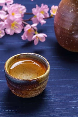 Japanese hot liquor 'Sake'. Sake is a Japanese national liquor