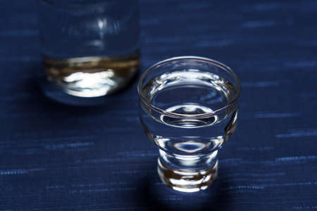 Japanese cold liquor 'Sake'. Sake is a Japanese national liquor.