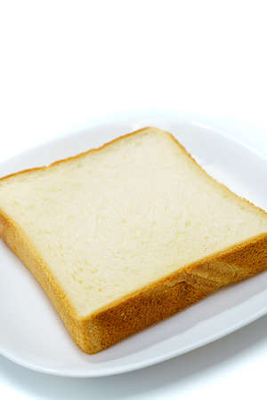 Sliced bread isolated on white background