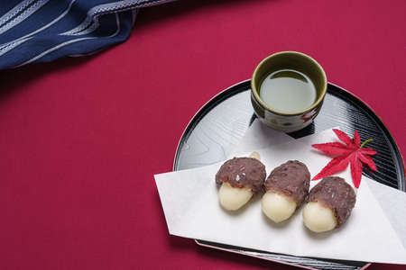 Japanese Dango dessert, viewing the moon, Japanese culture