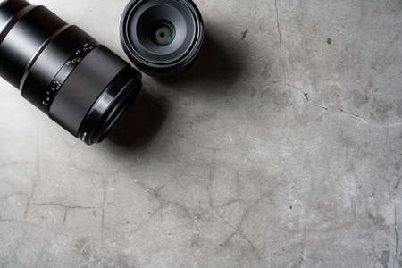 Close up of camera lensの写真素材