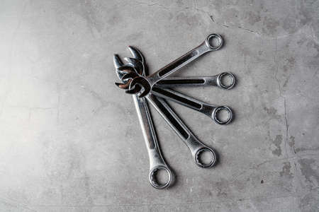 Set of spanners and wrenches