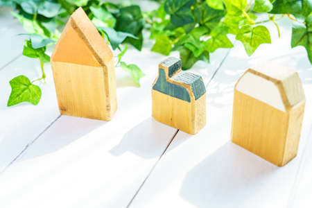 Wooden miniature house