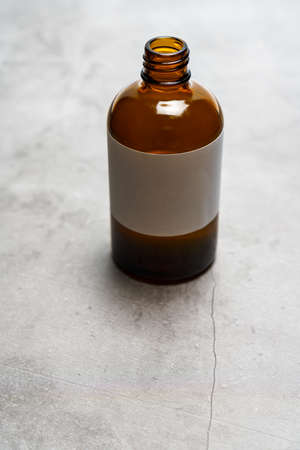 Brown medicine bottleの写真素材