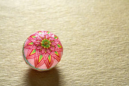 Traditional Japanese handball 'Temari'の写真素材